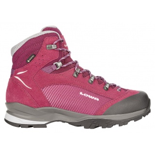 Lowa Wanderschuhe Tucana GTX (Trekking, Spaltleder-Textil, wasserdicht) bordeauxrot/rose Damen